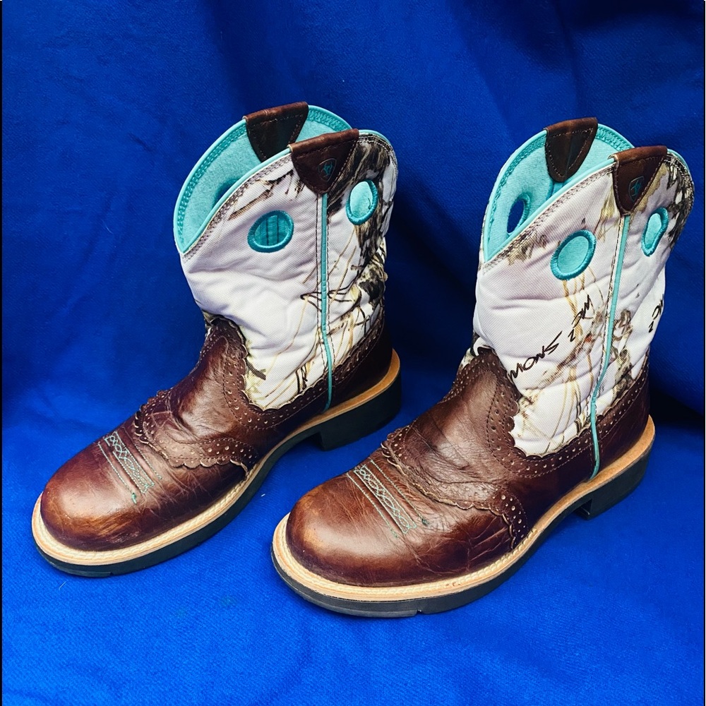 Ariat FatBaby  Camo Cowgirl Boots